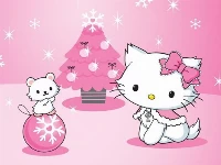 Hello kitty christmas jigsaw puzzle