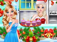 Sister princess christmas cupcake maker