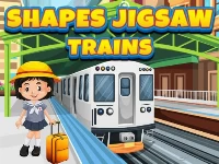 Shapes jigsaw trains