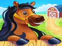 Animal farm for kids. toddler games online