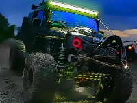 Offroad jeep driving puzzle