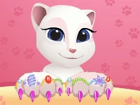 Talking tom  angela great manicure