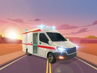 Ambulance traffic drive