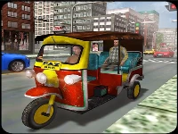 Tourist transport taxi: tuk tuk driving simulator