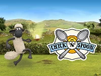 Shaun the sheep chick n spoon