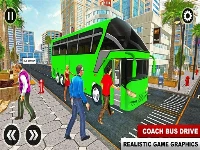 Euro coach bus city extreme driver