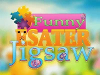 Funny easter jigsaw