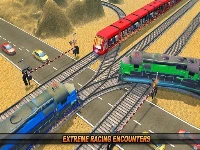 Mountain uphill passenger train simulator