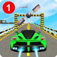 Mega car ramp impossible stunt game