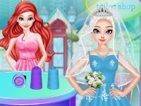 Princess wedding dress shop
