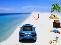 Mega water surface car racing game 3d