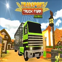 Farm animal truck transporter game