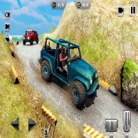 Mountain climb passenger jeep simulator game