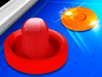 Realistic air hockey