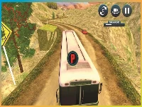 Uphill passenger bus drive simulator : offroad bus