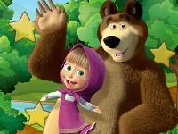 Masha and the bear hidden stars