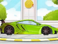 Sports car wash 2d