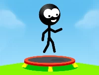 Trampoline stickman