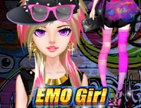 Fashion emo girl