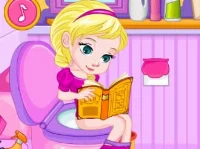 Potty train baby elsa