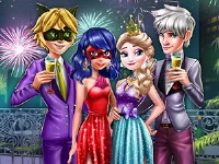 Couples new year party