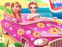 Princesses road trip fun