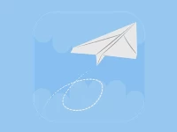 Flappy paper plane