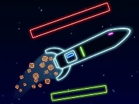 Neon rocket game