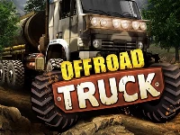 Off-road truck driving 3d