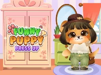 Funny puppy dressup