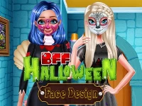 Bff halloween face design