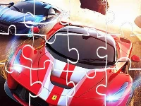 Racing crash jigsaw