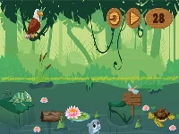 Jump chameleon action game