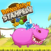 Rhino rush stampede