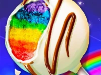 Rainbow desserts bakery party