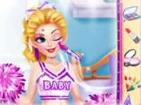 Vampire princess cheerleader girl makeover