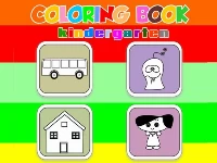 Coloring book kindergarten