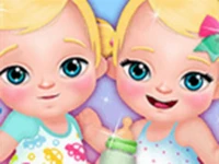 My new baby twins - baby care game