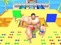 Muscle race 3d : smash running game