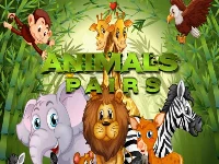 Animals pairs match 3 online game