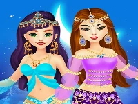 Arabian princess dress up game