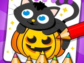 Halloween coloring games