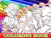 Coloring book for darth vader