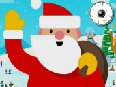 Spinny santa claus