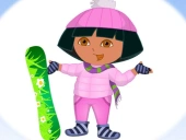 Dora ski dress up