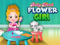 Baby hazel flower girl