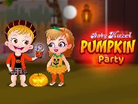 Baby hazel pumpkin party