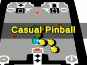 Casual pinball game