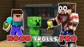 Noob trolls pro