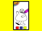 Grimace coloring book